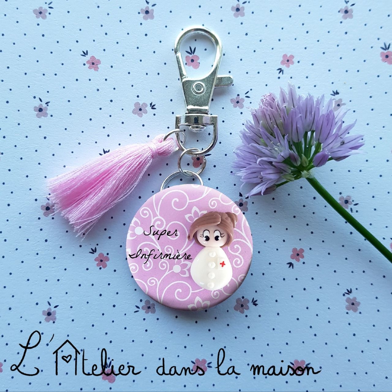 Ancien Boîtier/broche Clé Pour Montre D'infirmière Sweet Super - Occasion - Montre Non Fonctionnelle Incluse