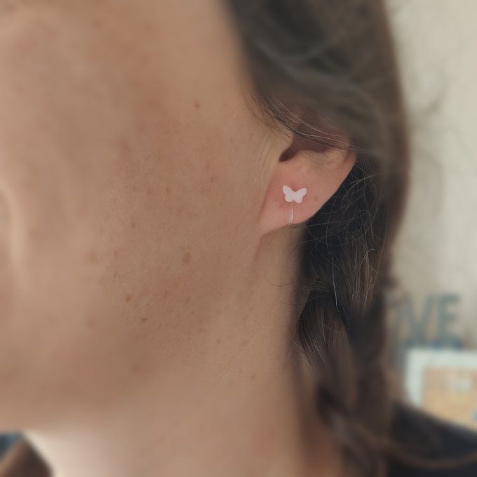 Les minis clips papillons, boucles d'oreilles sans perçage 