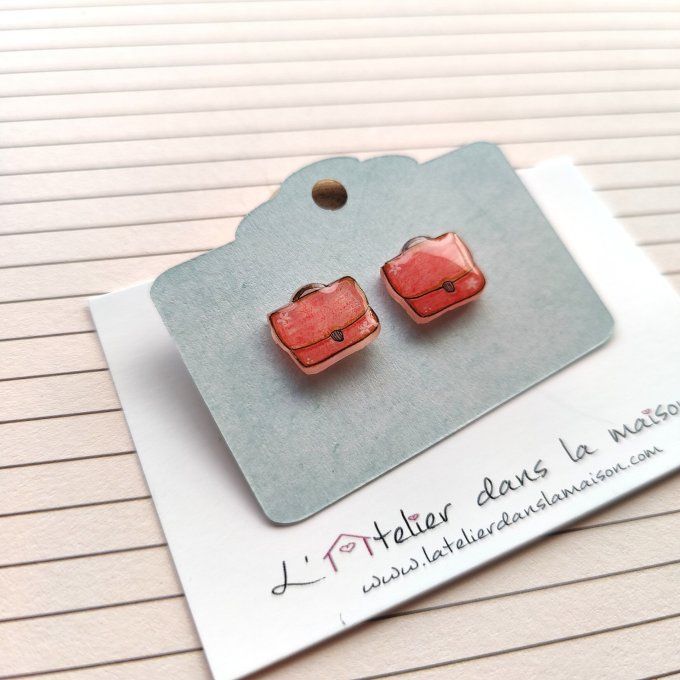 Les  boucles cartables avec ou sans perçage pour maitresses corail