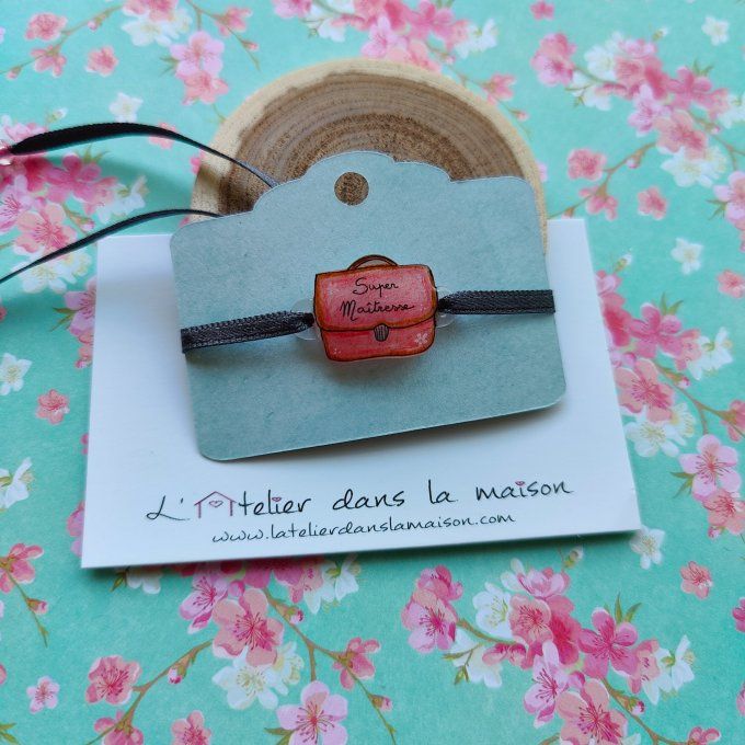 Le bracelet cartable corail