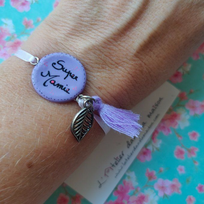 Bracelet super mamie violet