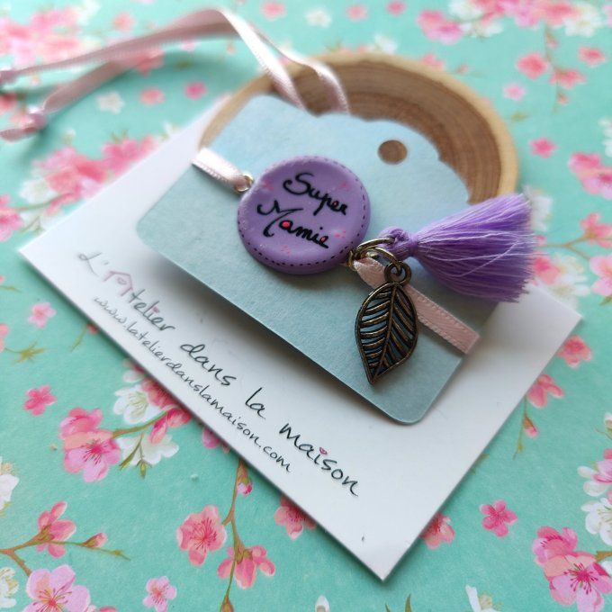 Bracelet super mamie violet