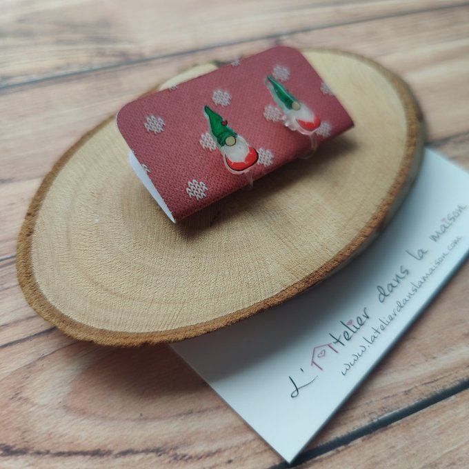 Boucles d'oreilles sans perçage lutin petit défaut 