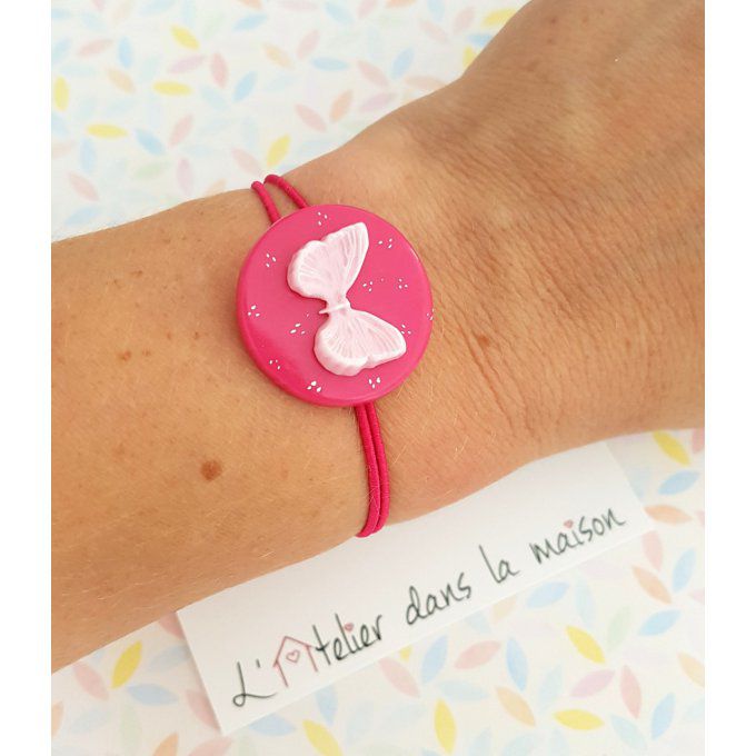bracelet fille papillon