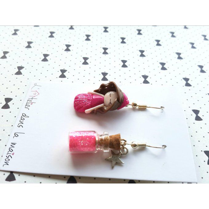 boucles d'oreilles princesse l'atelier dans la maison