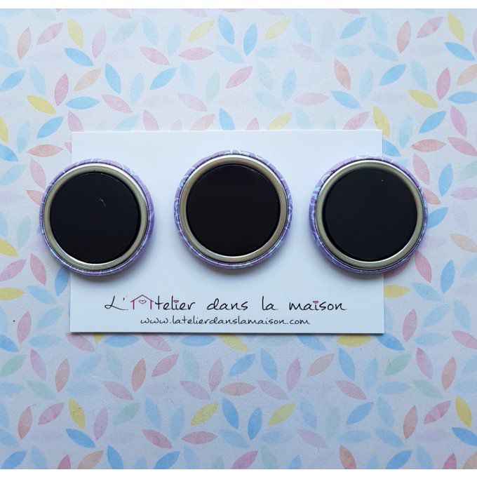 Lot de 3 magnets "La meilleure des nounous"