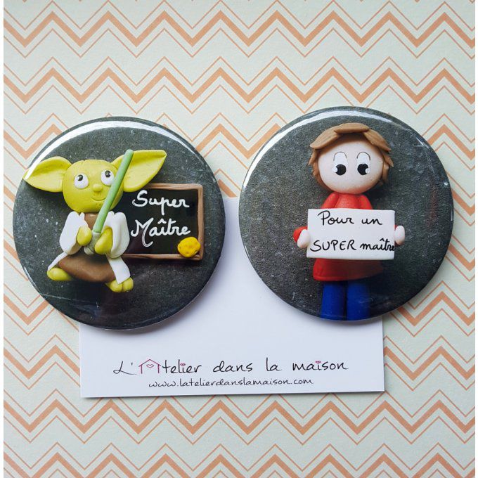 Magnet cadeau maîtres