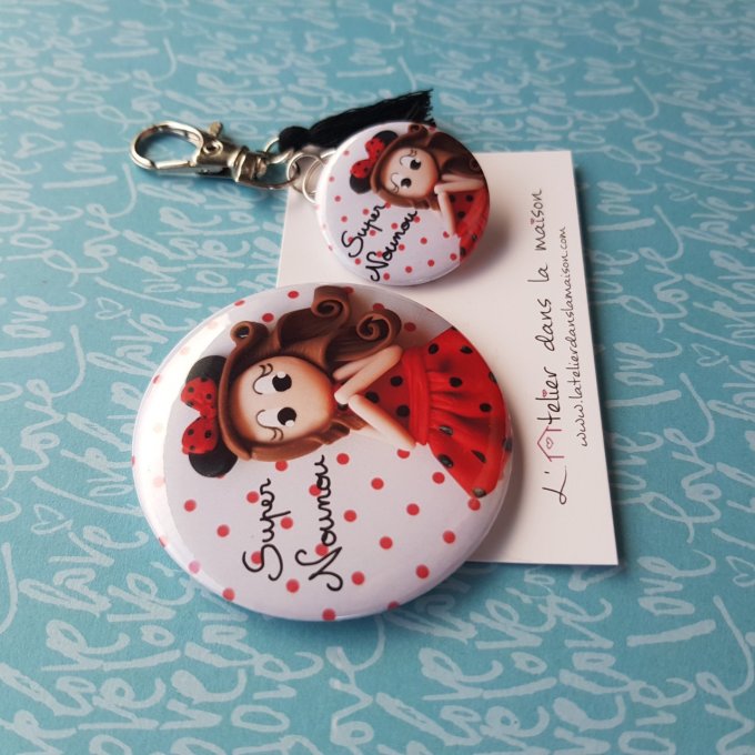 Magnet inspiration Minnie pour les nounous