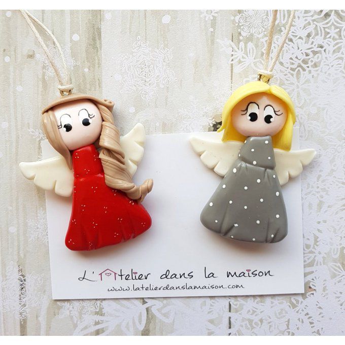 ange de noel par l'atelier dans la maison