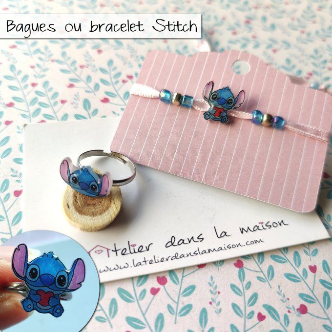 bracelet ou bague inspiration stitch
