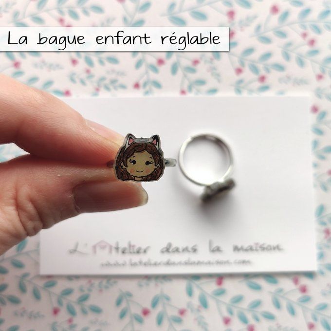 bague enfant réglable inspiration gabby