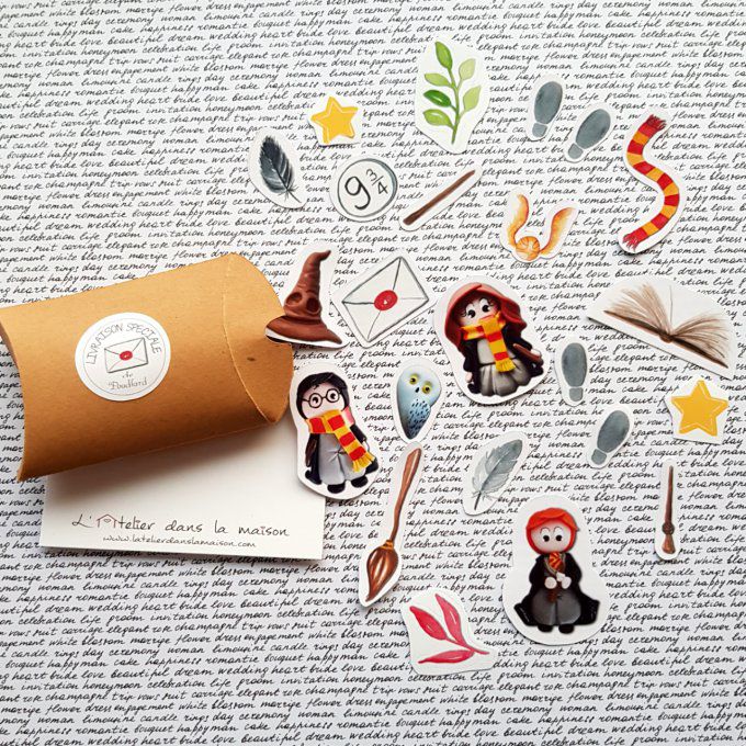 stickers artisanaux inspiration Harry Potter