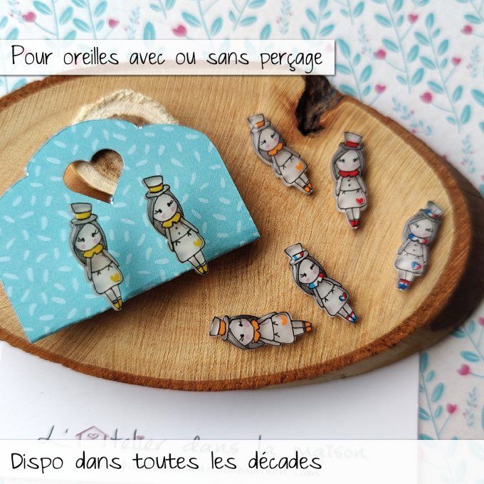 Boucles conscrite avec ou sans perçage