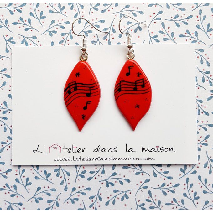 boucles musique rouge