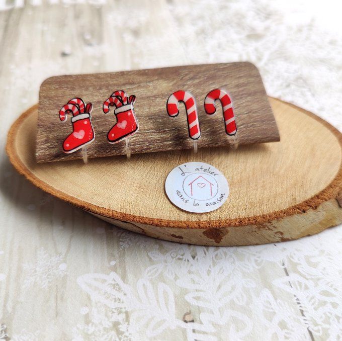 Les petits clips sucre d'orge, avec ou sans perçage 