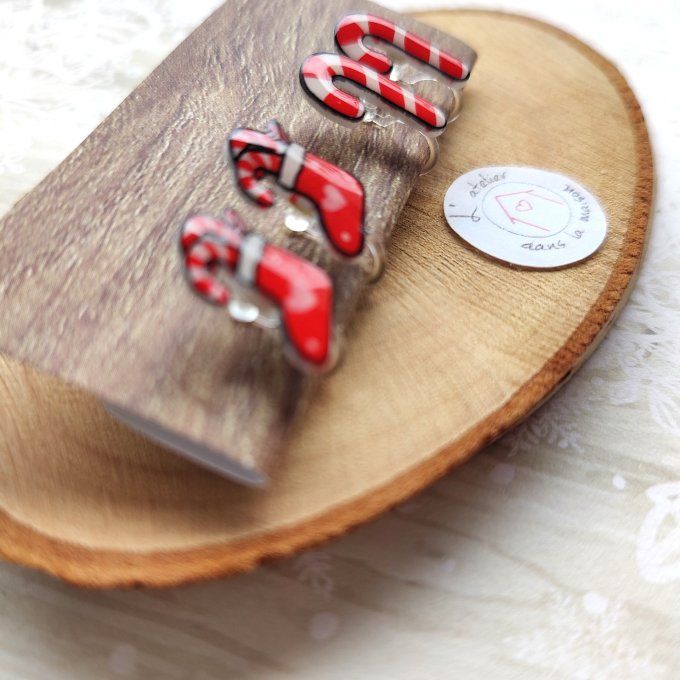 Les petits clips sucre d'orge, avec ou sans perçage 