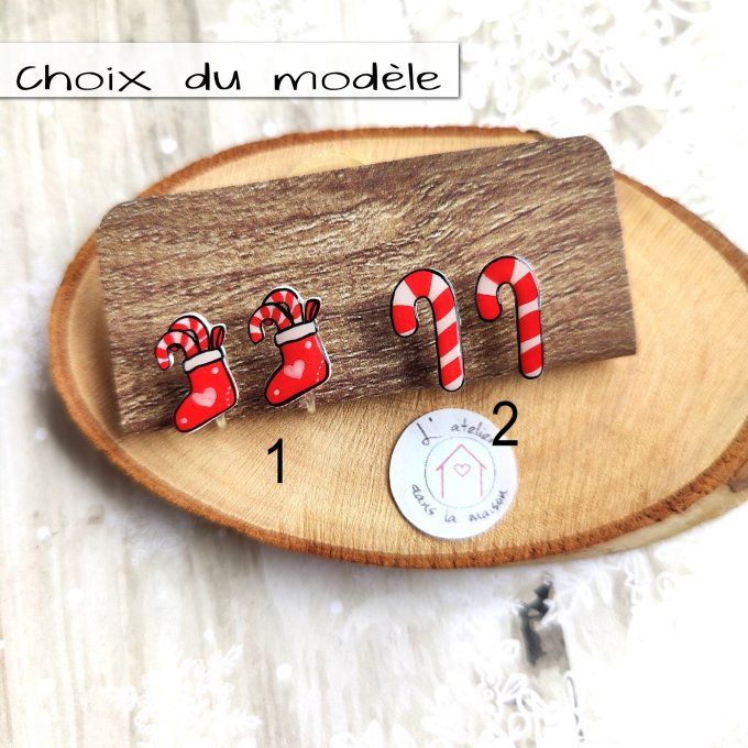 Les petits clips sucre d'orge, avec ou sans perçage 