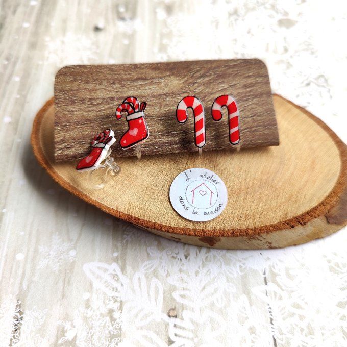 Les petits clips sucre d'orge, avec ou sans perçage 