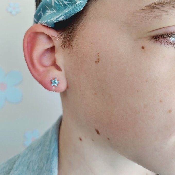 Les petits clips étoiles, boucles d'oreilles sans perçage 