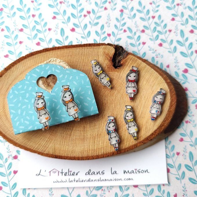 Boucles conscrite avec ou sans perçage