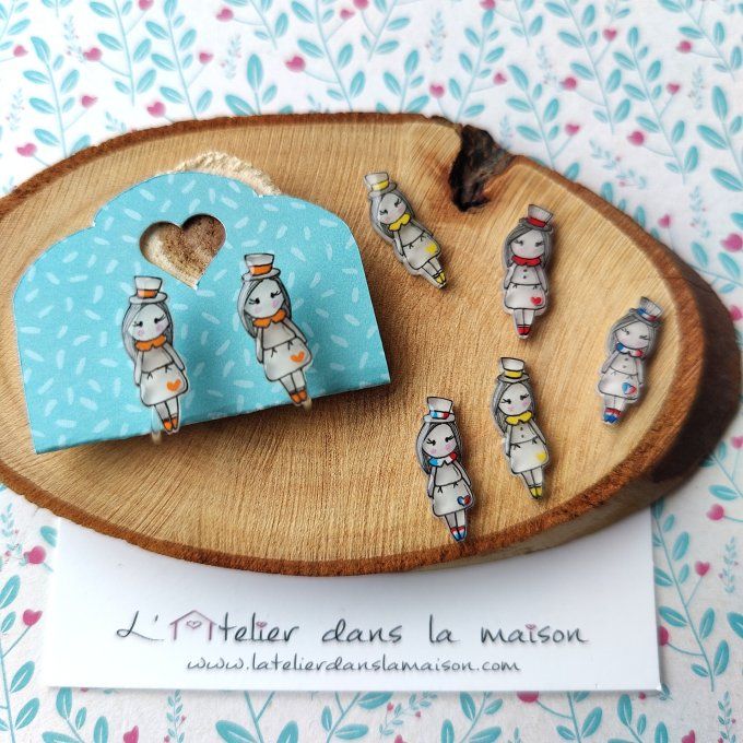 Boucles conscrite avec ou sans perçage