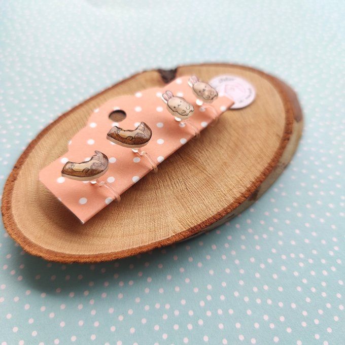 boucles sans perçage lapins ou loutres