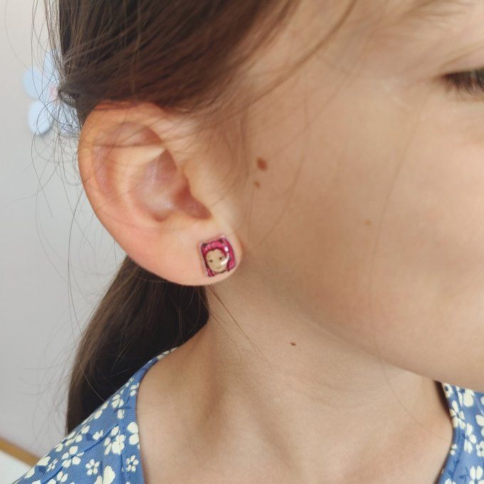 boucles Mira demon hunter pour oreilles percées