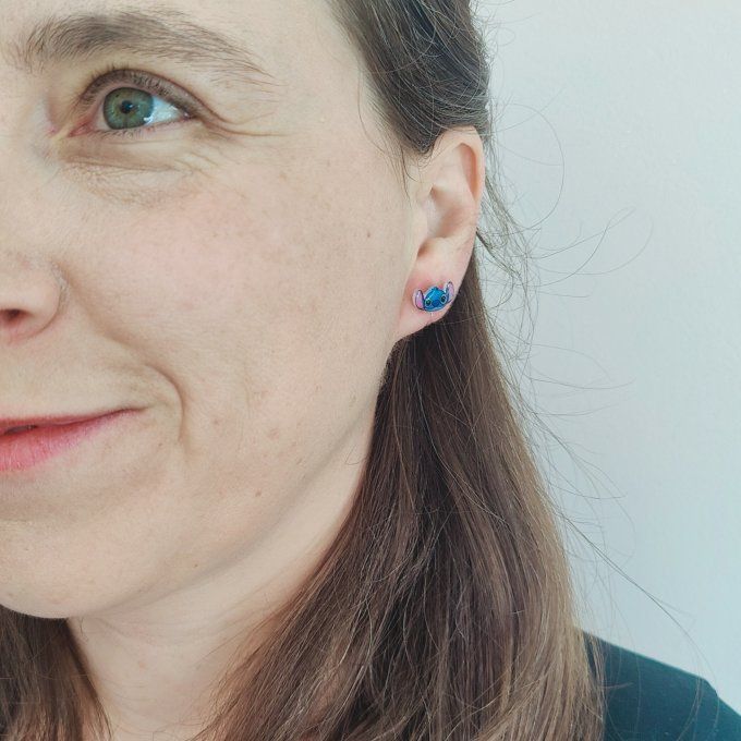 boucles stitch ou angèle enfant pour oreilles non percées
