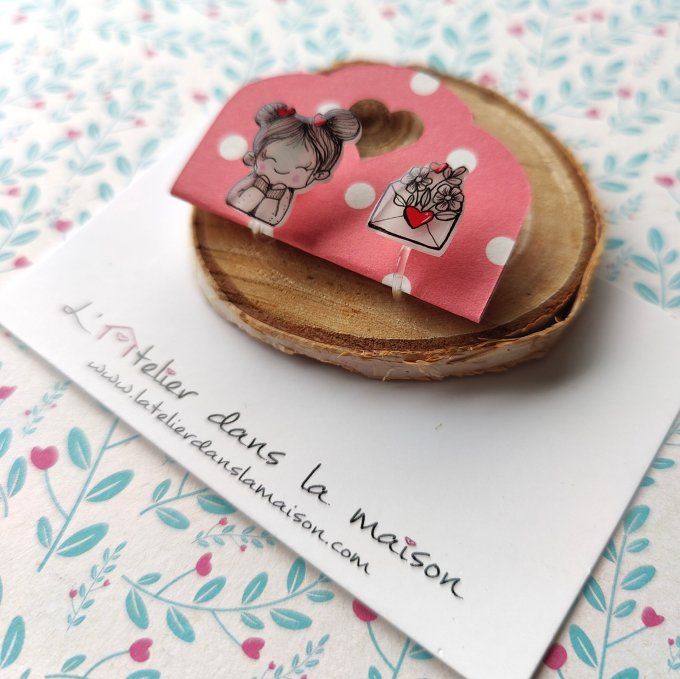 Boucles d'oreilles avec ou sans perçage Valentine