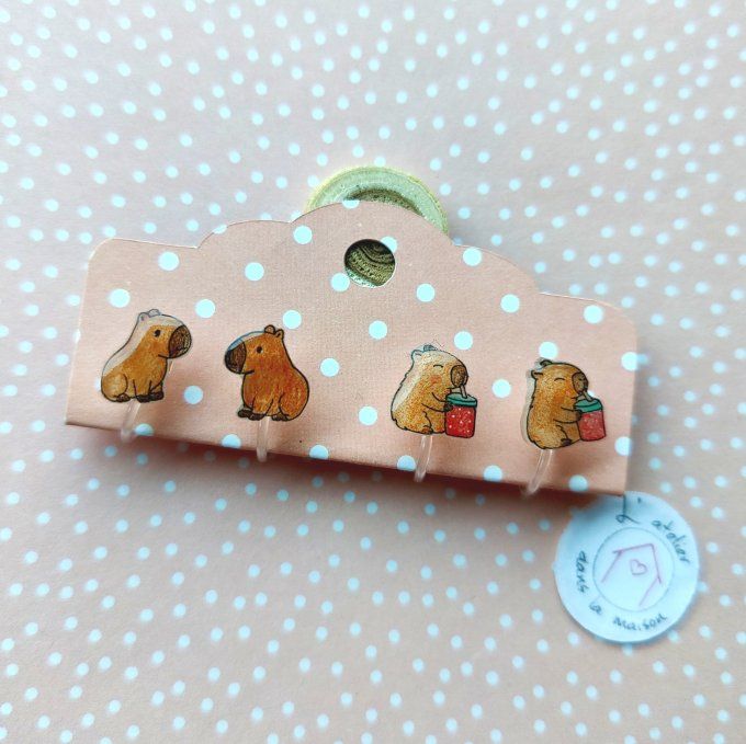 boucles sans trous capybara