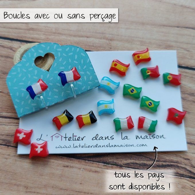 clip drapeau pays au choix, drapeau france