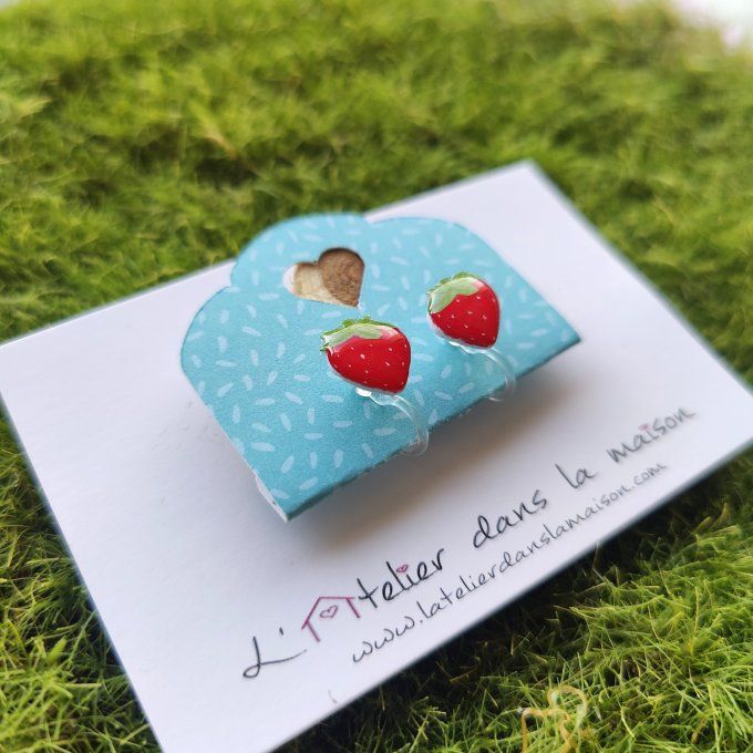 Boucles d'oreilles sans perçage fraises