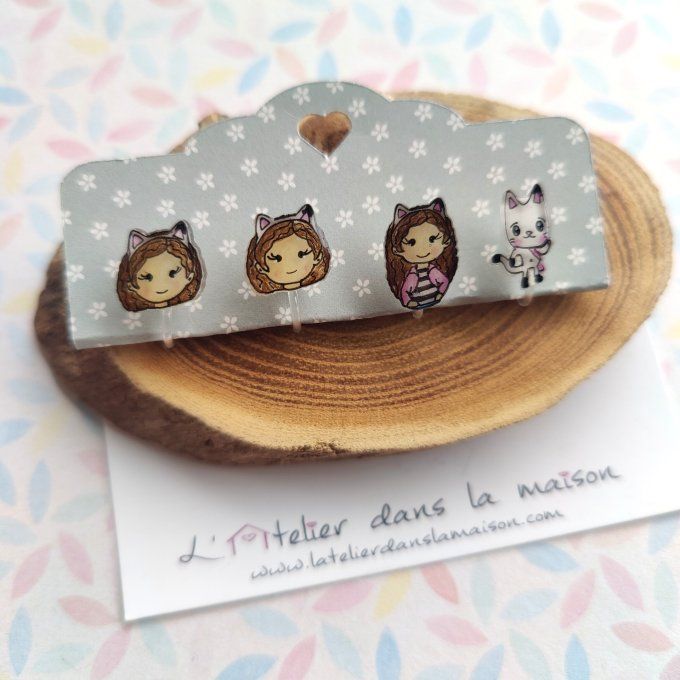 boucles Gabby et pandy avec ou sans perçage