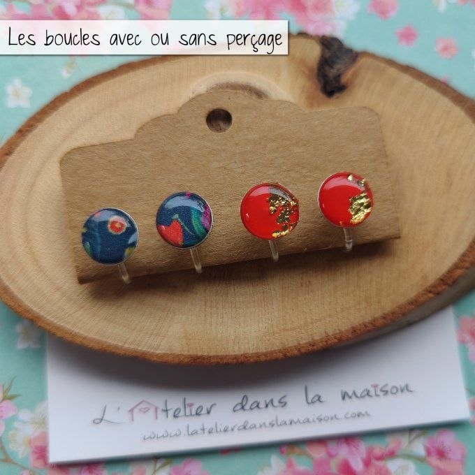 boucles sans perçage femmes rondes