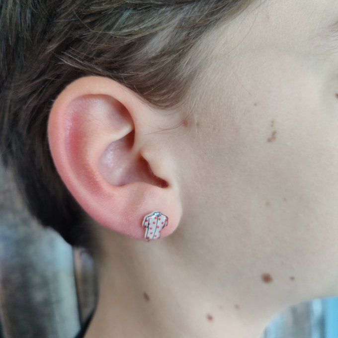 Boucles d'oreilles avec ou sans perçage tour de France