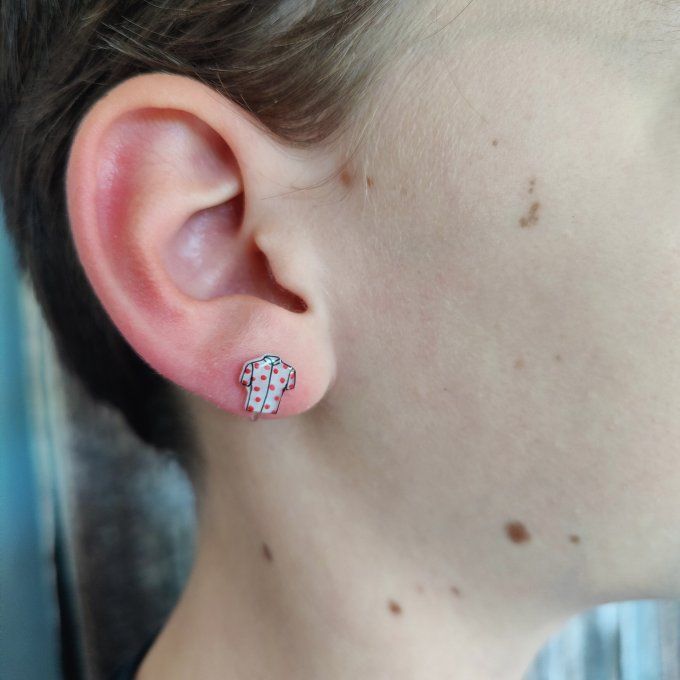 Boucles d'oreilles avec ou sans perçage tour de France