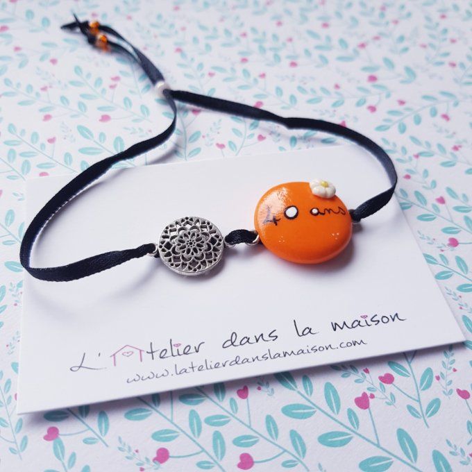 bracelet orange conscrit 40 ans