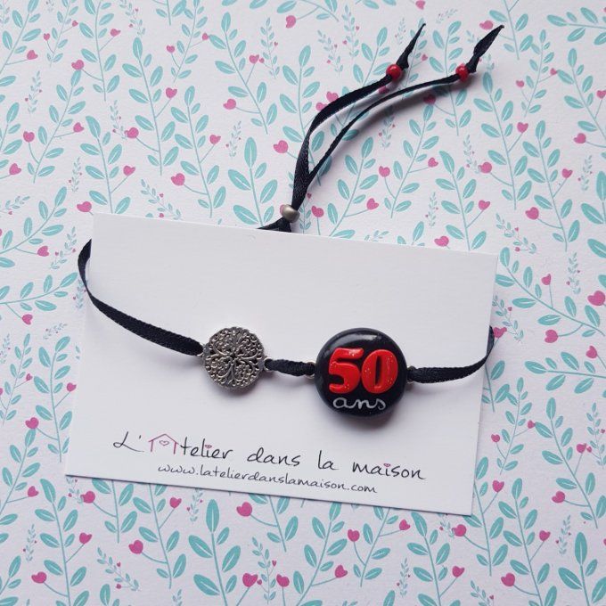 bracelet 50 ans conscrit