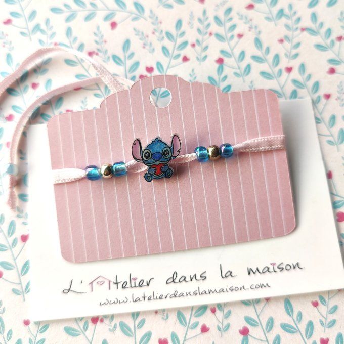 bracelet  inspiration stitch réglable pour enfant