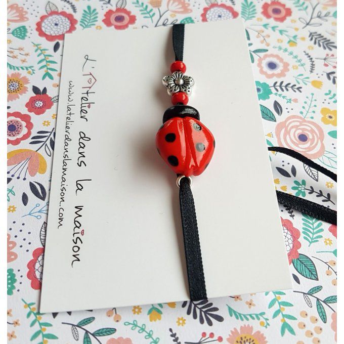 bracelet coccinelle par l'atelier dans la maison