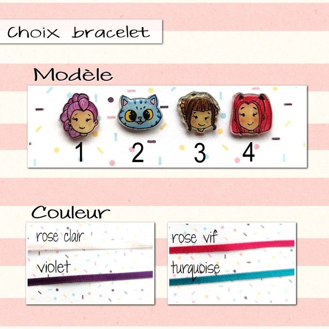 Bracelet enfant étoile inspiration Demon Hunters