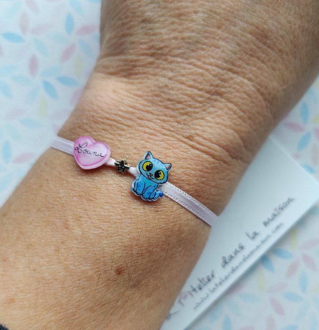 Bracelet enfant prénom inspiration Demon Hunters