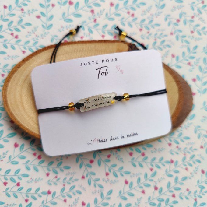 bracelet super mamie personnalisable
