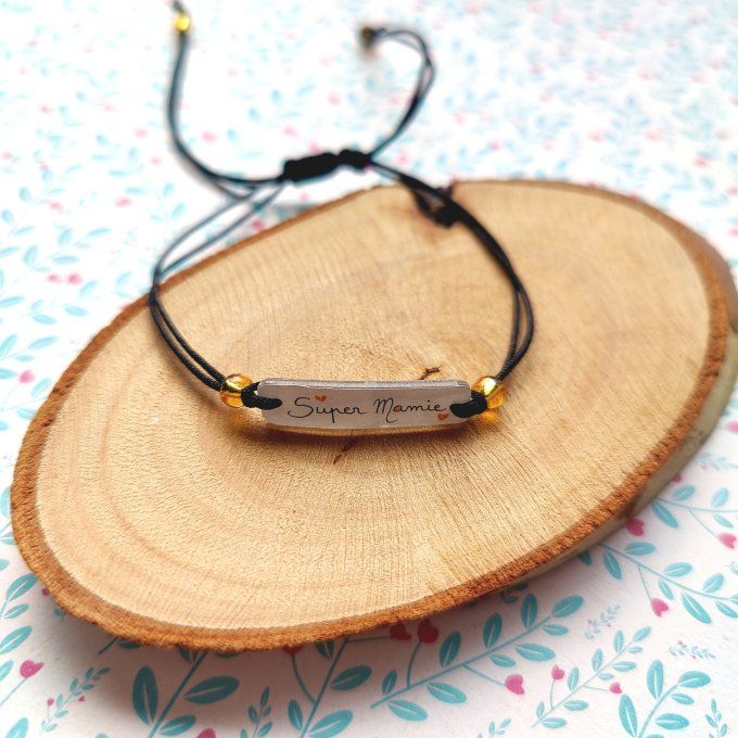 bracelet super mamie personnalisé