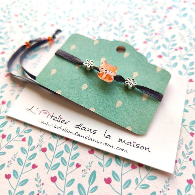 Bracelet mini renard