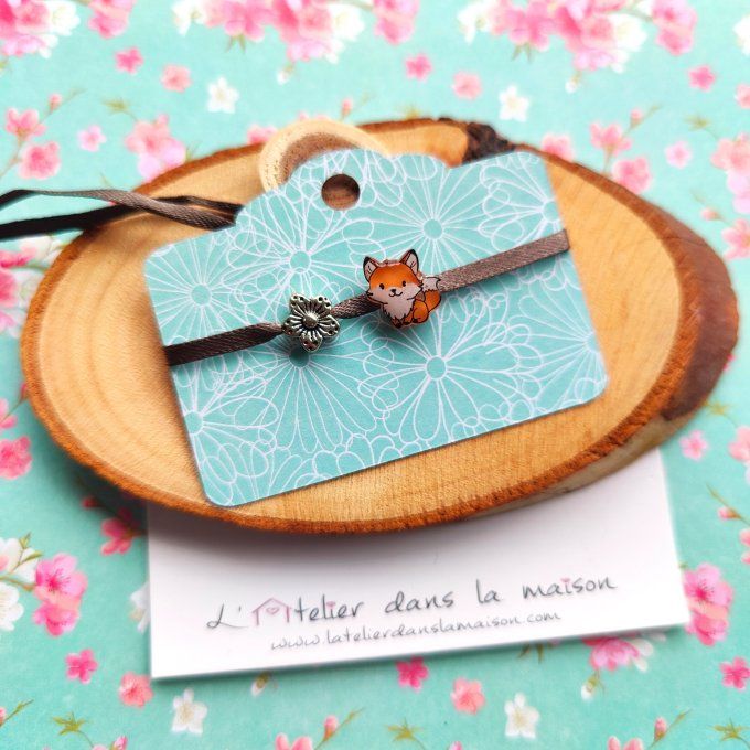 Bracelet mini renard léger défaut