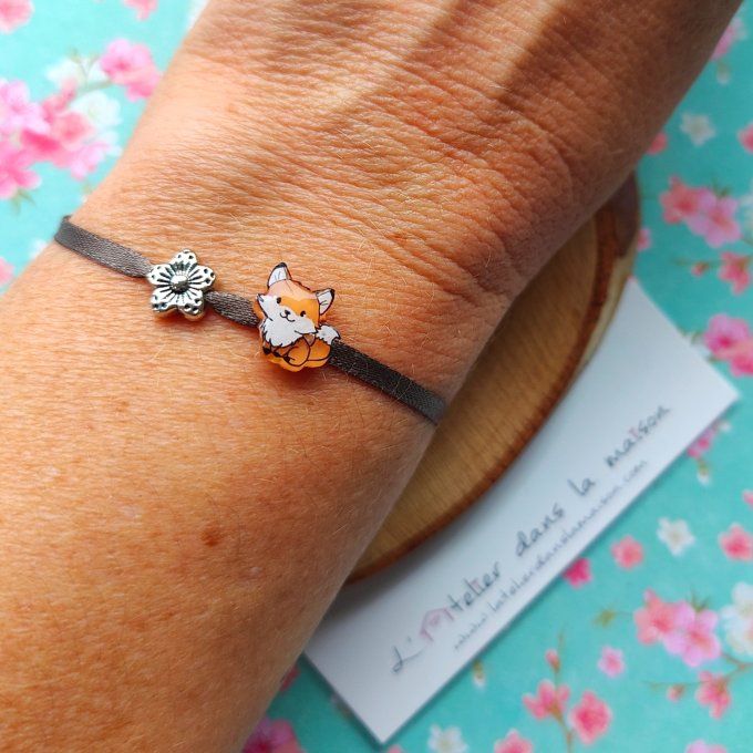 Bracelet mini renard léger défaut