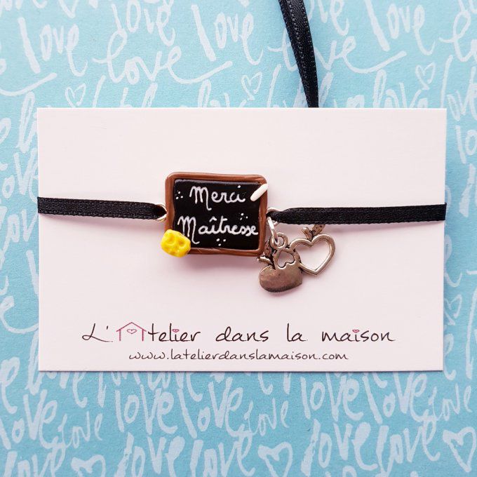 bracelet breloque pour les maitresses