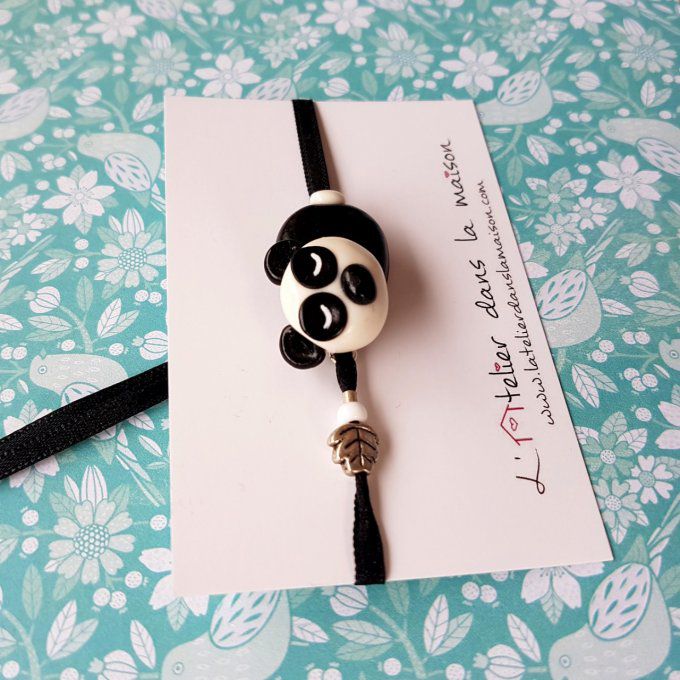 bracelet panda endormi