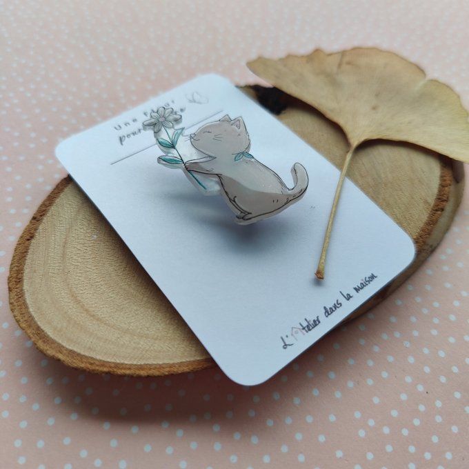 broche cadeau chat cadeau à offrir